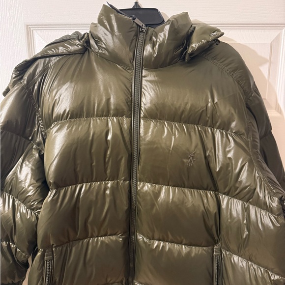 Ralph Lauren Khaki Puffer Jacket